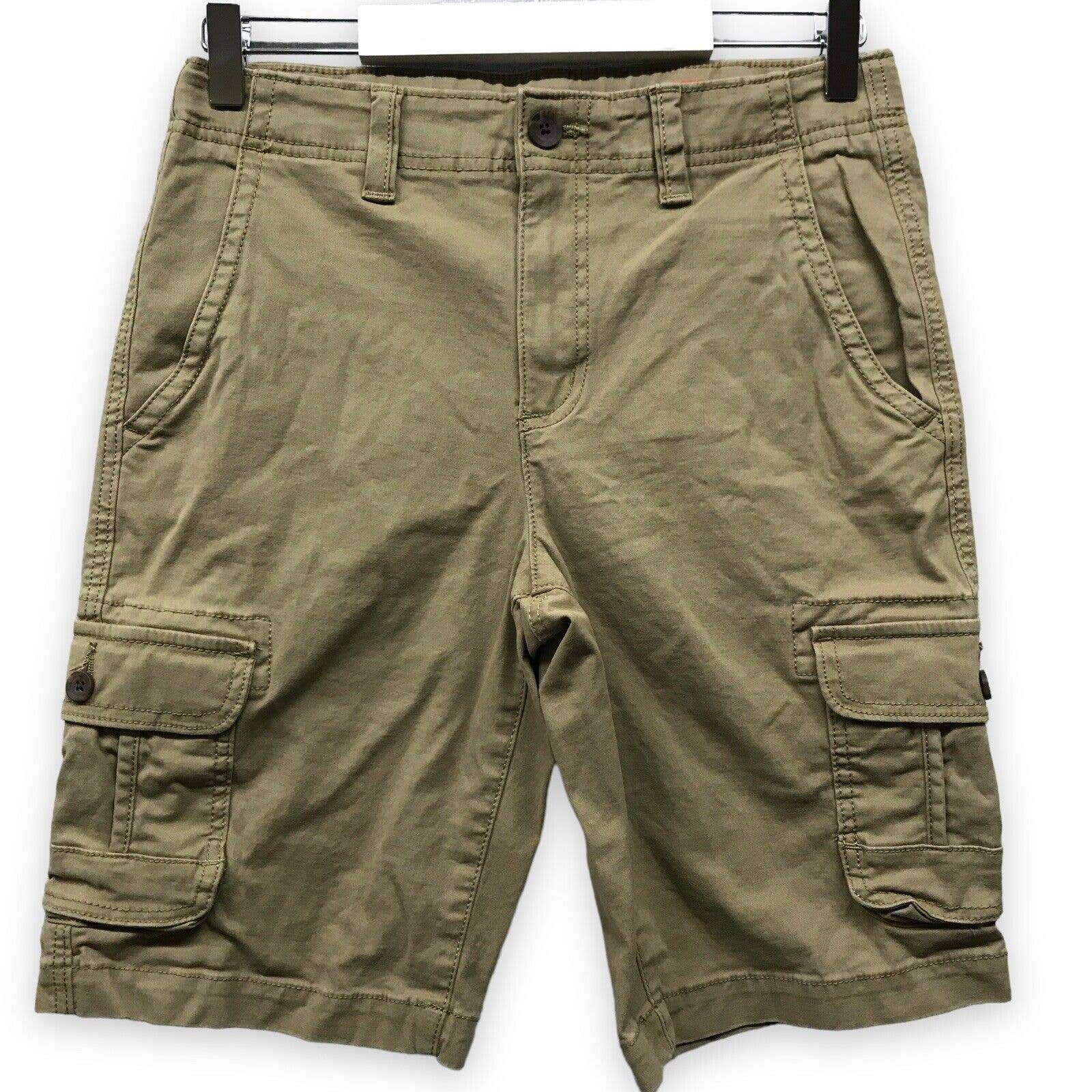 Urban Pipeline Boys Youth Cargo Shorts Beige Size 14 Superflex Utility Outdoors